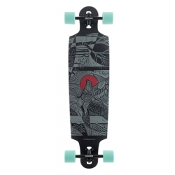 Landyachtz Lb Drop Cat 38 Seeker Black 38.6 X 9.9 Cruiser Longboard Complet