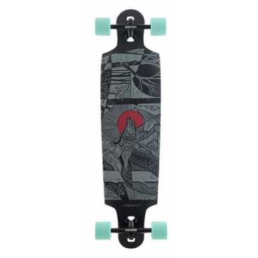 Landyachtz Lb Drop Cat 38 Seeker Black 38.6 X 9.9 Cruiser Longboard Complet