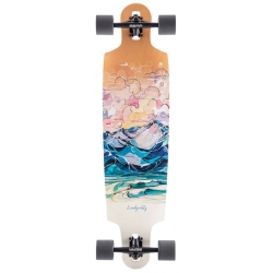 Landyachtz Lb Drop Cat 38 Vibes 38.6 X 9.9 Wb 29.3 Cruiser Longboard Complet