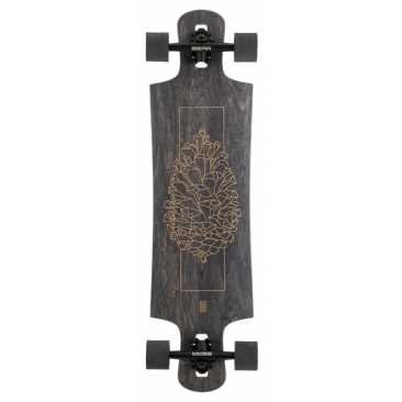 Landyachtz Lb Drop Hammer Black Pinecone 36.5 X 10 Cruiser Longboard Complet