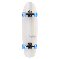 Landyachtz Surf Butter White Lines 31.2 X 9 Cruiser Longboard Complet