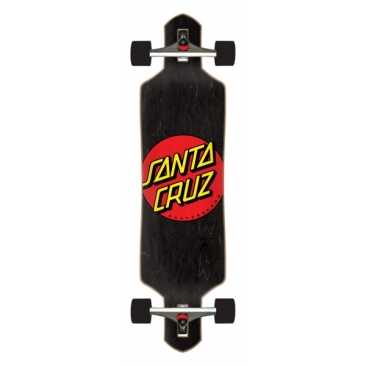 Santa Cruz Classic Dot 9.0 X 36 Drop Thru Cruiser Longboard Complete