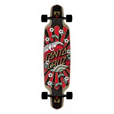 Santa Cruz Crane Dot 9.50 X 37.52 Drop Down Cruiser Longboard komplett