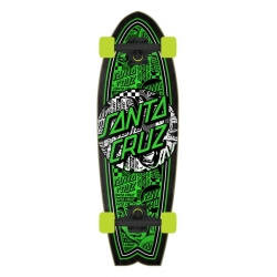 Santa Cruz Flier Collage Dot 8.8 X 27.7 Shk Compleet Longboard Cruiser