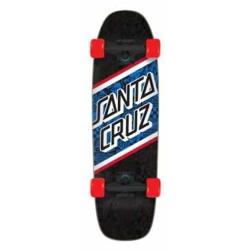 Santa Cruz Flyer Collage 8.4 X 29.4 Street Longboard Cruiser completo