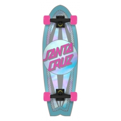 Santa Cruz Prismatic Dot 8.8 X 27.7 Shark Cruiser Longboard komplett