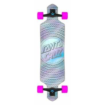 Santa Cruz Prismatic Dot 9.0 X 36 Drop Thru Cruiser Longboard komplett