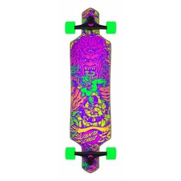 Santa Cruz Roskopp Five 9.0 X 36 Drop Thru Longboard Cruiser completo