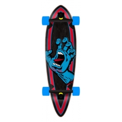 Santa Cruz Screaming Hand 9.20 X 33 Pintail Cruiser Longboard Complet