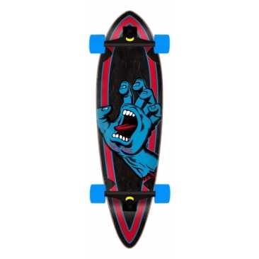 Santa Cruz Screaming Hand 9.20 X 33 Pintail Cruiser Longboard Complet