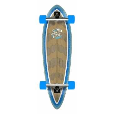 Santa Cruz Stipple Wave Dot 9.20 X 33 Pt Cruiser Longboard Complet