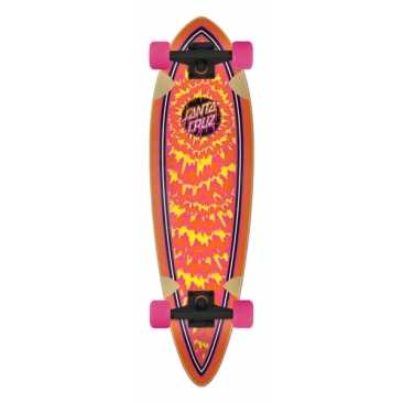 Santa Cruz Toxic Dot 9.2 X 33 Pintail Cruiser Longboard Complet