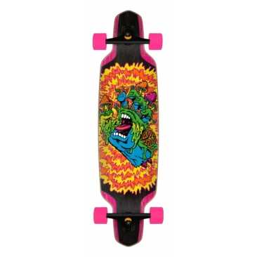 Santa Cruz Toxic Hand 9.50 X 37.52 Drop D Cruiser Longboard Complet