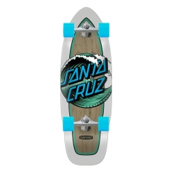 Santa Cruz Wave Dot Cut Back 9.75 X 29.95 Cruiser Longboard Complet