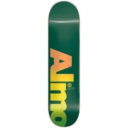 Almost Fall Off Logo Hyb Green 8.25 X 32.1 Skateboard Deck