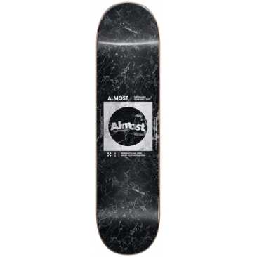 Almost Minimalist R7 Black White 8.25 X 32.1 Wb14.25 Prancha de skate