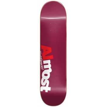 Almost Most Hyb Burgundy 8.0 X 31.62 Wb14 Skateboard Deck