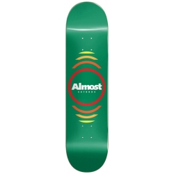 Almost Reflex Hyb Green 7.375 X 29.78 Wb 12.75 Planche Skateboard