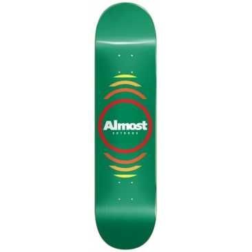 Almost Reflex Hyb Green 7.375 X 29.78 Wb 12.75 Planche Skateboard