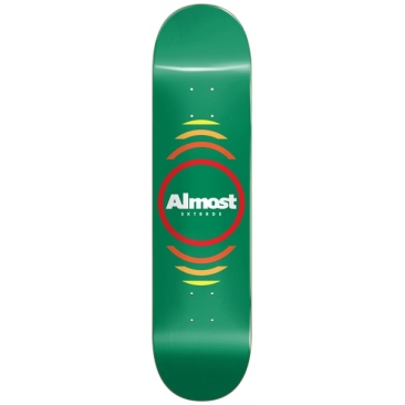 Almost Reflex Hyb Green 7.375 X 29.78 Wb 12.75 Tavola da skateboard