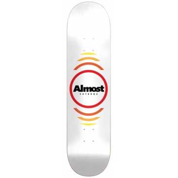 Almost Reflex Hyb White 7.75 X 31.18 Wb 13.875 Skateboard Deck