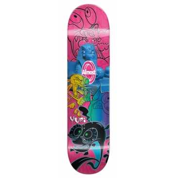 Almost Ren and Stimpy Mixed Up R7 Yuri 8.375 X 32.1875 Skateboard Deck