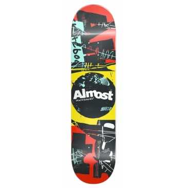 Almost Scum Punk Hyb Red 8.0 X 31.56 Planche Skateboard