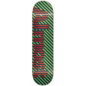 Almost Stripes Hyb Green 8.0 X 31.6 Wb 14 Skateboard Deck