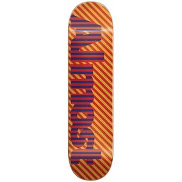 Almost Stripes Hyb Orange 7.75 X 31.2 Wb 13.88 Prancha de skate