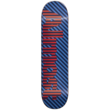 Almost Stripes Yth Hyb Blue 7.375 X 29.8 Wb 12.75 Planche Skateboard