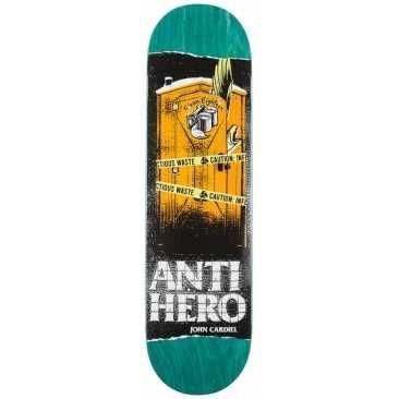 Anti-Hero Infectious Waste Cardiel Blue 8.62 X 32.25 Skateboard Deck