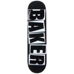 Baker Brand Logo Blk Wht 8.125 X 31.5 Planche Skateboard