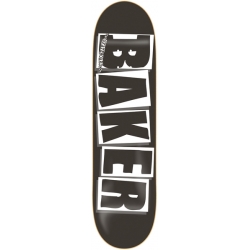 Baker Brand Logo Blk Wht 8.25 X 31.75 Planche Skateboard