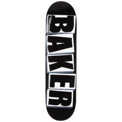 Baker Brand Logo Blk Wht 8.475 X 31.875 Planche Skateboard