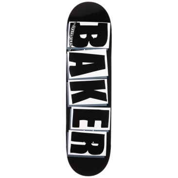 Baker Brand Logo Blk Wht 8.475 X 31.875 Planche Skateboard