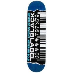 Black Label Barcode Ripped 8.25 X 32.12 14.25 Skateboard bord