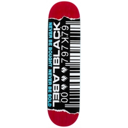 Black Label Barcode Ripped 8.5 X 32.38 14.5 Skateboard bord