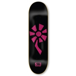 Black Label Flower Power 8.25 X 32.12 Black Pink Planche Skateboard