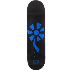 Black Label Flower Power 8.5 X 32.38 Black Blue Planche Skateboard