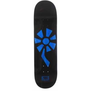 Black Label Flower Power 8.5 X 32.38 Black Blue Skateboard bord