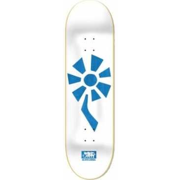 Black Label Flower Power 8.5 X 32.38 White Blue Planche Skateboard