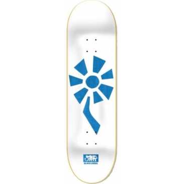 Black Label Flower Power 8.5 X 32.38 White Blue Tavola da skateboard