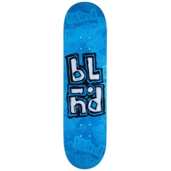 Blind Og Stacked Stamp Rhm Blue 8.25 X 32.1 Planche Skateboard