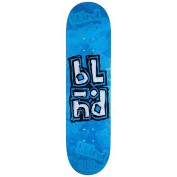 Blind Og Stacked Stamp Rhm Blue 8.25 X 32.1 Planche Skateboard