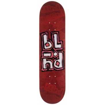 Blind Pp Og Stacked Stamp Rhm Red 8.0 X 31.6 Skateboard bord