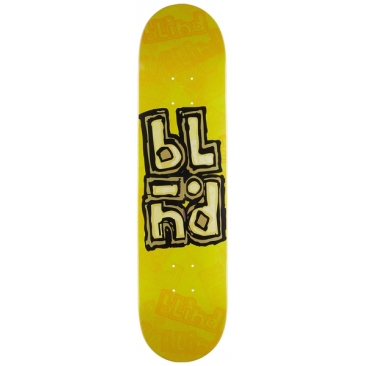 Blind Pp Og Stacked Stamp Rhm Yellow 7.75 X 31.2 Planche Skateboard