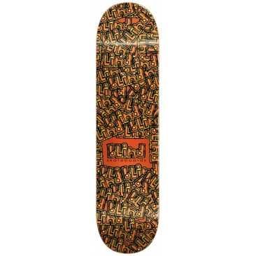 Blind Pp Og Stand Out Red Orange 8.25 X 32.1 Wb14.25 Tabla de skate