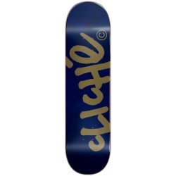 Cliché Handwritten Rhm Navy Gold 8.0 X 31.56 Skateboard Deck