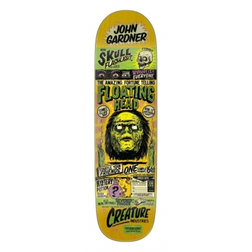 Creature Gardner Floating Head 8.59 X 32.16 Planche Skateboard