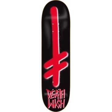 Deathwish Gang Logo Blk Red 8.0 X 31.5 Tavola da skateboard